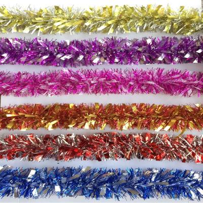 China Decoration For Christmas Best Price Christmas Party Decoration Vintage Christmas Braid Yarn Garland for sale