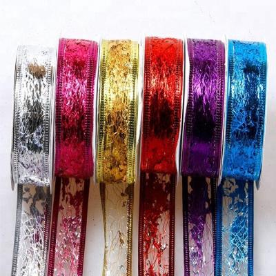 China Newest Double Face Sale Festival Celebrated Fancy Decorative Ribbon for sale