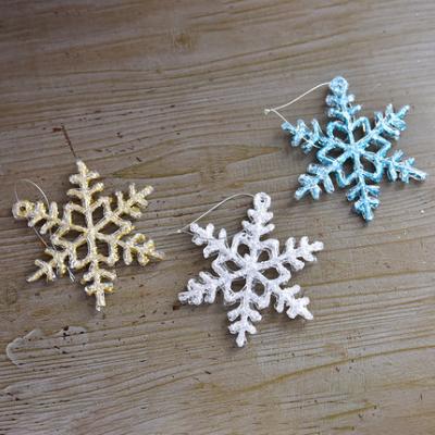 China Fashionable Blue Wedding Stage Layout Snow Decoration Ice Wedding Acrylic Ornaments for sale