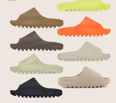 China Wholesale Neon Yeezy High Quality Design Breathable Newly Slips Soot For Men And Women Shoes Yezzys Stockx Indoor Slippers for sale