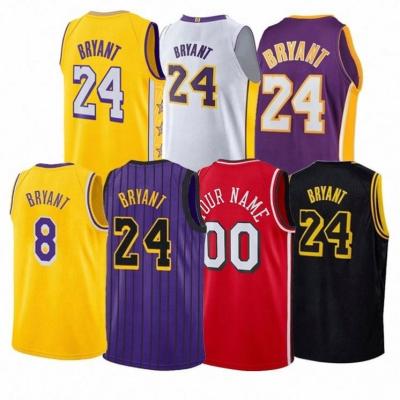 China Best Quality Antibacterial IN STOCK All Teams Basketball Jersey Sublimation Basketball Uniforms Bull nBaing- Laker Wholesale Custom Tank Top for sale