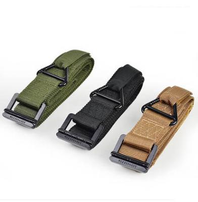 China 100% Polyester CQB Rescue Belt Canvas Military Fans Tactical Quick Landing Outdoor Belt for sale