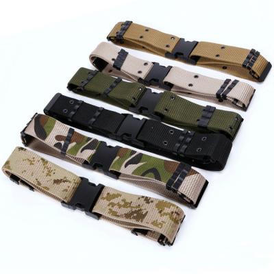 China 100% Polyester Student Military Training Secret Service Belt Outdoor Army Canvas as Tactical Belt for sale