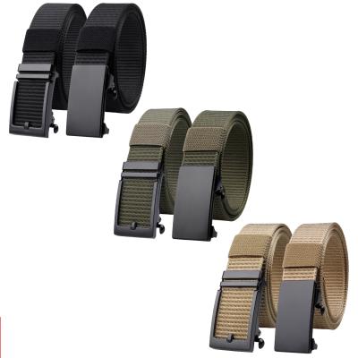 China Durable Automatic Leisure Alloy Belt Outdoor Tactical Buckle Men And Women Soft Belt for sale