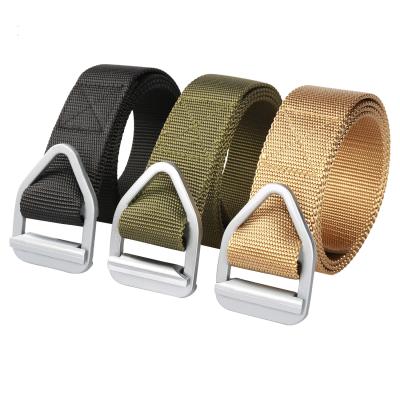 China Durable Military Outdoor Canvas Belt Nylon Tactical Men's Casual Soft Belt Fans for sale