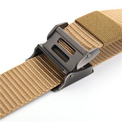 China Durable Nylon Alloy Buckle Leisure Woven Belt Inner Men And Women Outdoor Training Tactical Belt for sale