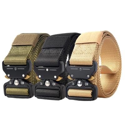 China Durable glasses snake nylon tactics special training belt multifunctional rappelling canvas belt for sale