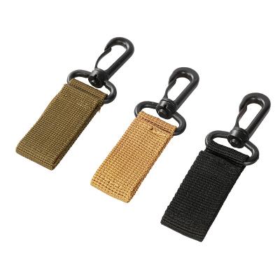 China Multifunctional Army Durable Nylon Fan Buckle Webbing Main Chain Connection Tactical Accessories Belt Quickly Hook for sale