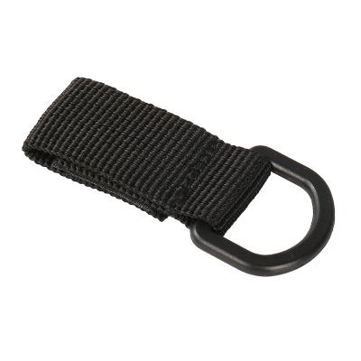 China Durable Nylon Webbing Buckle Army Fan Multifunctional Mountaineering Hanging Small Plastic D-shaped Buckle for sale