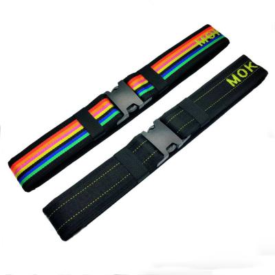 China Foreign Trade Durable Outdoor Tactical Woven Belt Customized All-match Jacquard Belt Outer Witness Custom Rainbow for sale