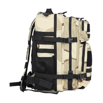 China Waterproof Outdoor Tactical Backpack Army Fan Mountaineering And Hiking Large Capacity Backpack Multifunctional Camouflage Travel Bag for sale