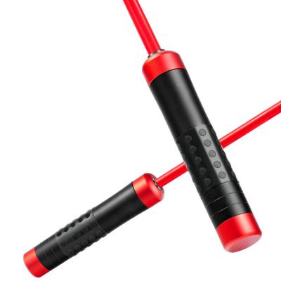 China New Durable 2021 Weighted Jump Rope PVC Heavy Weighted Rope With Handle Fitness La Cuerda La Saltar Workout Adjustable Long Speed ​​Skipping Rope for sale