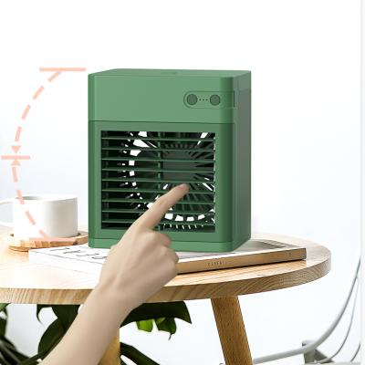 China Air Cooling+Air Humidification Air Conditioning Fan Dormitory Office Rechargeable Hot Air Cooler New Mini for sale