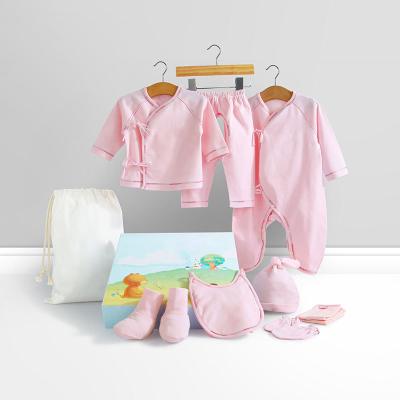 China Wholesales Breathable New Colorful Cotton Baby Clothes 8 Pieces Five Sets Of Maternal Children's Clothing And Infant Clothing Sets for sale