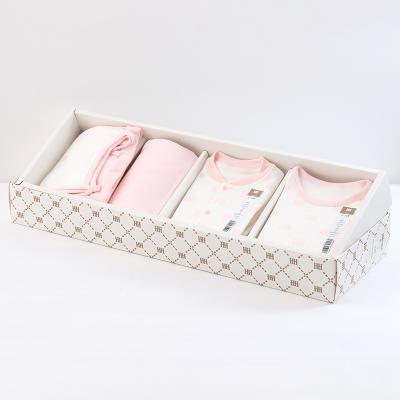 China Full Gift Box Breathable High Quality Pure Cotton Newborn Baby Month Baby Products Gifts (10pcs) for sale