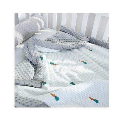 China Pure Baby Summer Newborn Children Anti-Dust Mites Anti-Static Therapy Quilt Cotton Quilt Cover Blanket Treatment Thin Peas for sale