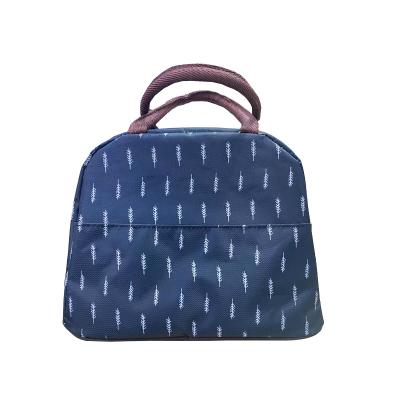 China Fashion Amazon 2022 Newly Style Custom Water Resistant/Heat Insulation Leaf Pattern Portable Lunch Bag For Office for sale