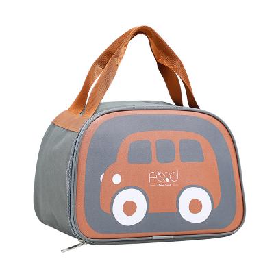 China Fashion Customized New Good Quality Fashion Kids Cooler Lunch Bag Insulated Double Compartment With Soft Leakproof Liner for sale