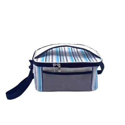 China Hot Selling Fashion Vintage Style Customized Fresh-keeping/Heat Insulation Portable Large Lunch Cooler Bag For Travel Camping for sale