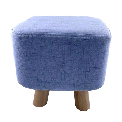 China Shoes Changing Footstool New Products China OEM Suppliers Fashion Hot Design Cute Floral Printing Shoes Round Storage Ottoman for sale