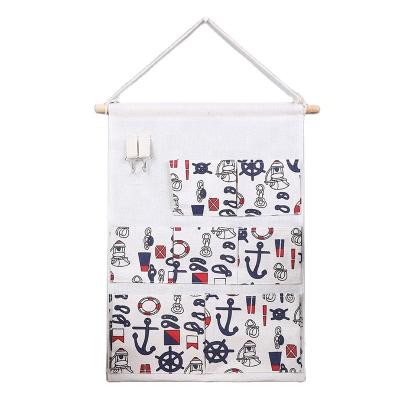 China Modern AmazonHot Selling Fashion Product Bag Storage Bag PE Coated Waterproof Hanging Bag With Cartoon Pattern For Living Room for sale