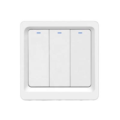 China Control Tuya APP Control Light Lamp Switch Wifi Light Interconnect Eu Standard Smart Wall Switch for sale