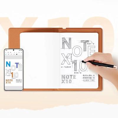 China X10 Hardcover Book X10 Portable Electronic Wireless Smart Notebook Digital Drawing e-Writing Note Tablet Writing Notebook for sale