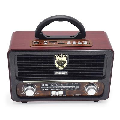 China New Style Small Wooden Portable Vintage AM FM Radio 3 Switch Retro Bands AC DC Retro Radio With Remote Control for sale