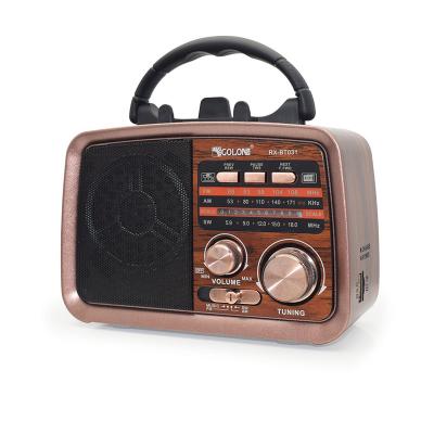 China FM AM retro vintage radio built-in speaker high quality wooden antique switch multiband home radio for sale for sale