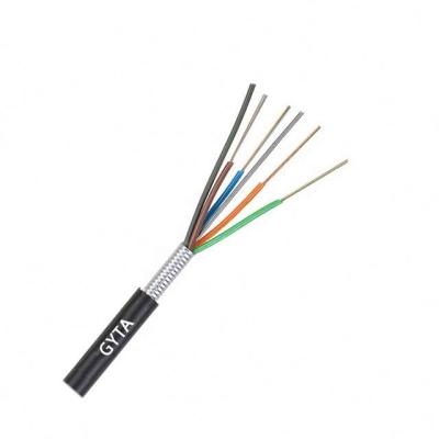 China PE Antenna / Pipe GYTA Armored Outdoor Fiber Optic Cable 2-288 Cores for sale