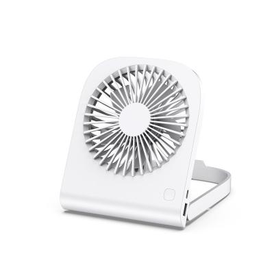 China KINGSTAR Comfortable Adjustable Quiet Silent Brushless Mini Rechargeable USB Table Desk Fan for sale