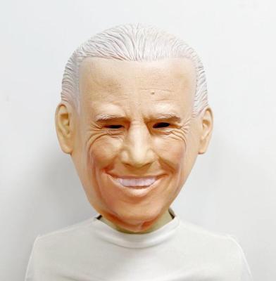 China Festival Celebration ISO9001 Qualified Joe Biden Novelty Old Man Cosplay Masquerade Costume Main Mask Halloween Latex Mask Full for sale