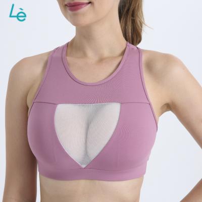 China Custom Breathable High Quality Sportswear Quick Dry Logo Sports Bra For Women Training for sale