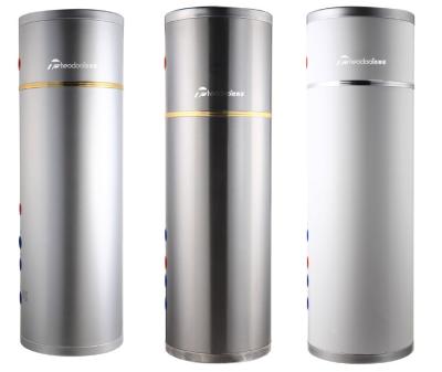 China 2025 100L-500L Residential Stainless Steel Tank Free Standing Theodoor Heat Pump Water Tank for sale