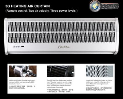 중국 2025PTC 전기 히터와 함께 공장 컴팩트 오버헤드 도어 공기 커튼 판매용