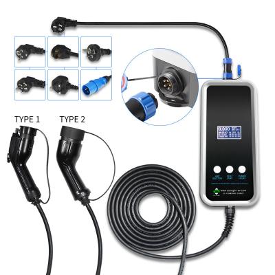 China china 7KW three phase ev charger J1772 level 2 type 1 ev charger station car car power charger bulk products for sale