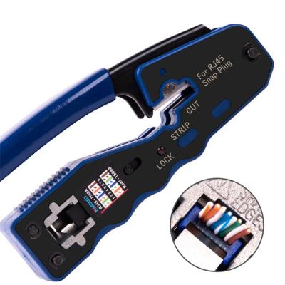 China MULTI FUNCTIONAL Amazon ebay Easy Pass Through RJ45 Tool Pass Through Crimper Tool OEM Factory Eazy RJ45 Crimping Pliers for sale