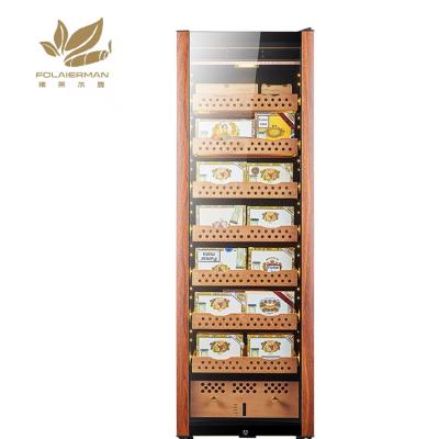 China 1400-1600 Humidity Wood High End Adjustable High Quality Cigars Intake Cigar Cooler Humidor for sale