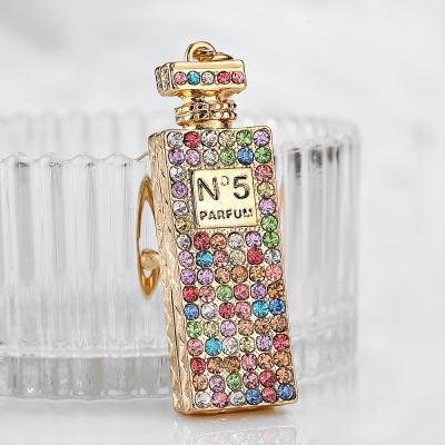 China Eco Fashion Lightweight Luxury Ladies Bag Diamond No Pendant. Perfume Bottle Key Chain 5 for sale