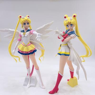 China Anime Series Cartoon PVC Toy Ornament Japanese Pretty Sailor Moon Anime Action Number for sale