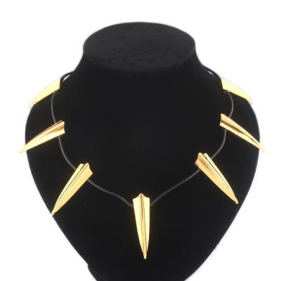 China Fashion Jewelry Wholesale Cosplay Statement Mens Black Panther Necklace for sale