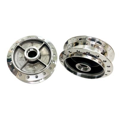 China 2022 Aluminum Factory Customize For WAVE 100 Motorcycle Front And Rear Wheel Hub for sale