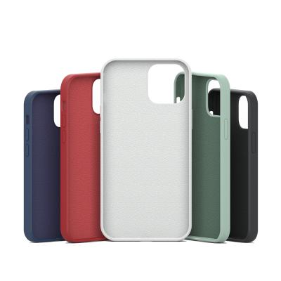 China 2021 Wholesale Suppliers High Quality Soft Rubber Liquid Silicone Phone Case Cover Device TPU Shockproof For iPhone 12 11 pro Max for sale