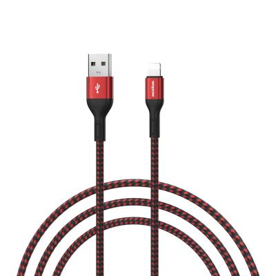 China Erfect New Noise Wopow WX07 USB 2.4A Data Sync Charging Nylon Braided Charging Cable 2021 For iphone 11 for sale