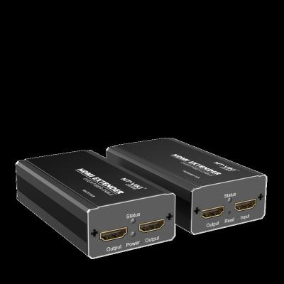 China HDMI Supplement MT-VIKI 3840*2160 1km 1x2 HDMI Splitter Optic Fiber Extender Over cat5e x1 for sale