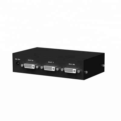 China Suitable for HDTV Industry 1080P HDTV 1X2 2 Dvi Port Video Splitter for sale