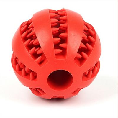 China Sustainable Leaking Dog Ball Puzzle Toys Chew Interactive Rubber Dog Toys for sale