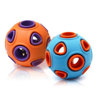 China Sustainable Environmentally Friendly Rubber Material Dog Chewing Toy Rubber Ball Pet Toy for sale