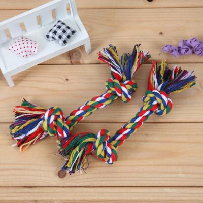 China Small Sustainable Indestructible Extra Training Squeaky Cotton Rope Dog Toys for sale