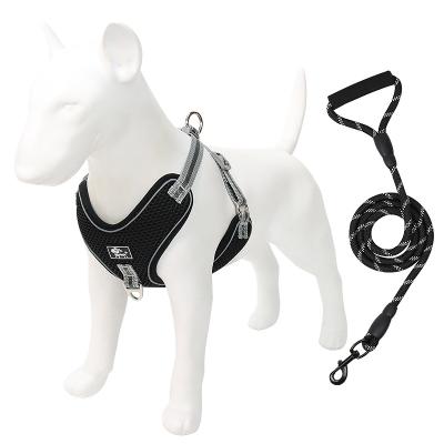 China Matte Reflective Tactical Dog Harness Reversible Luxury Eco-Friendly Reflective for sale